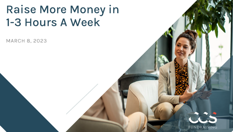 Planned Giving in 1-3 Hours a Week