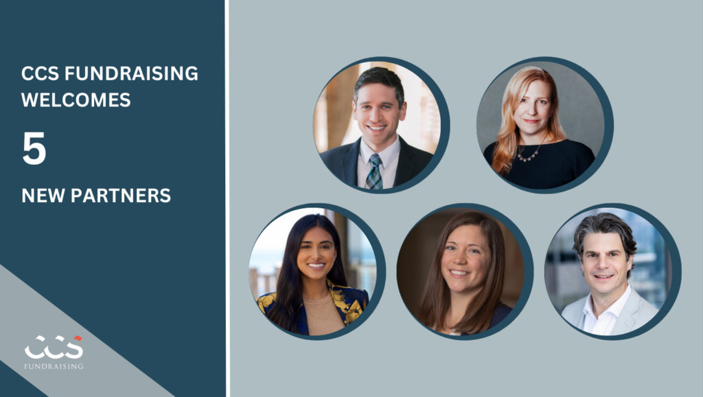 CCS Fundraising Welcomes 5 New Partners.