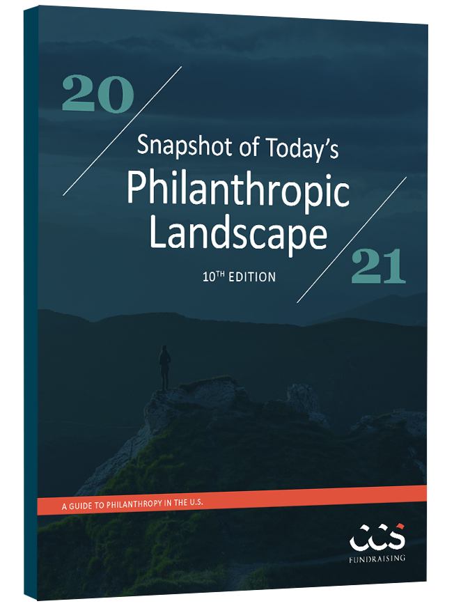 Cover of the 2021 Philanthropic Landscape report