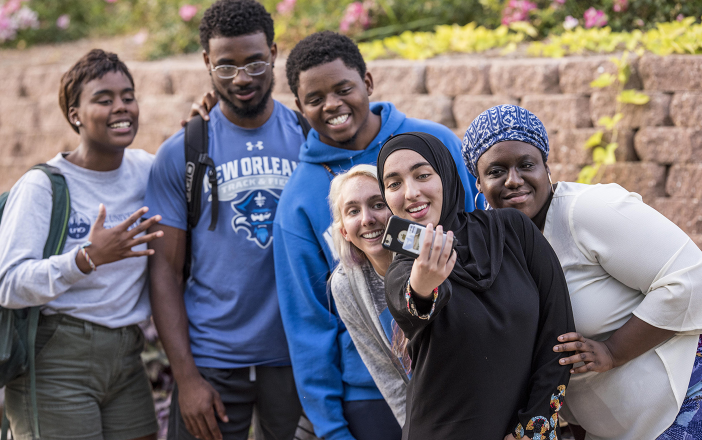 Students from the University of New Orleans