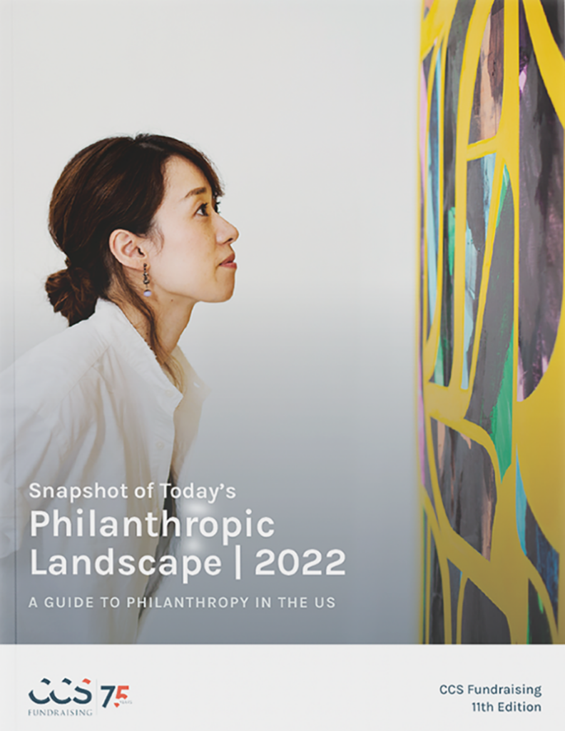 The cover of the 2022 Philanthropic Landscape.