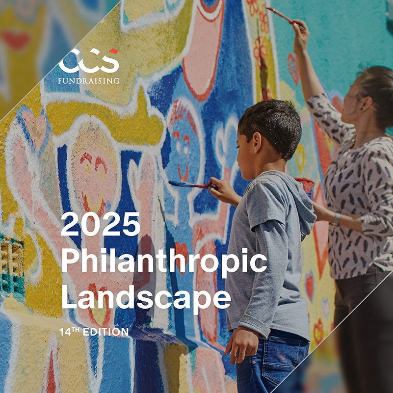 The front cover of the 2025 Philanthropic Landscape, 14th Edition report