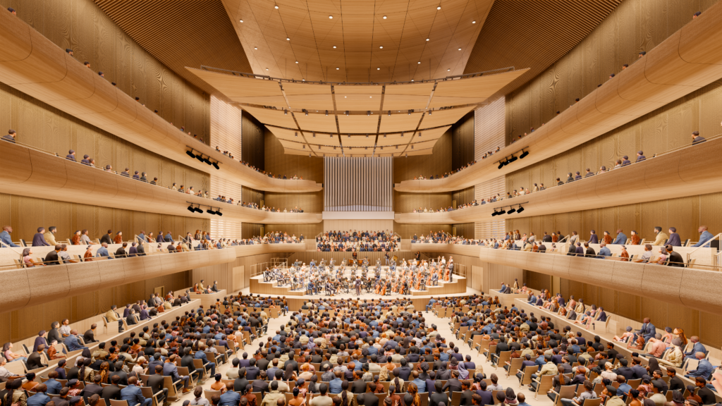 Sarasota Music Center Concert Hall Rendering