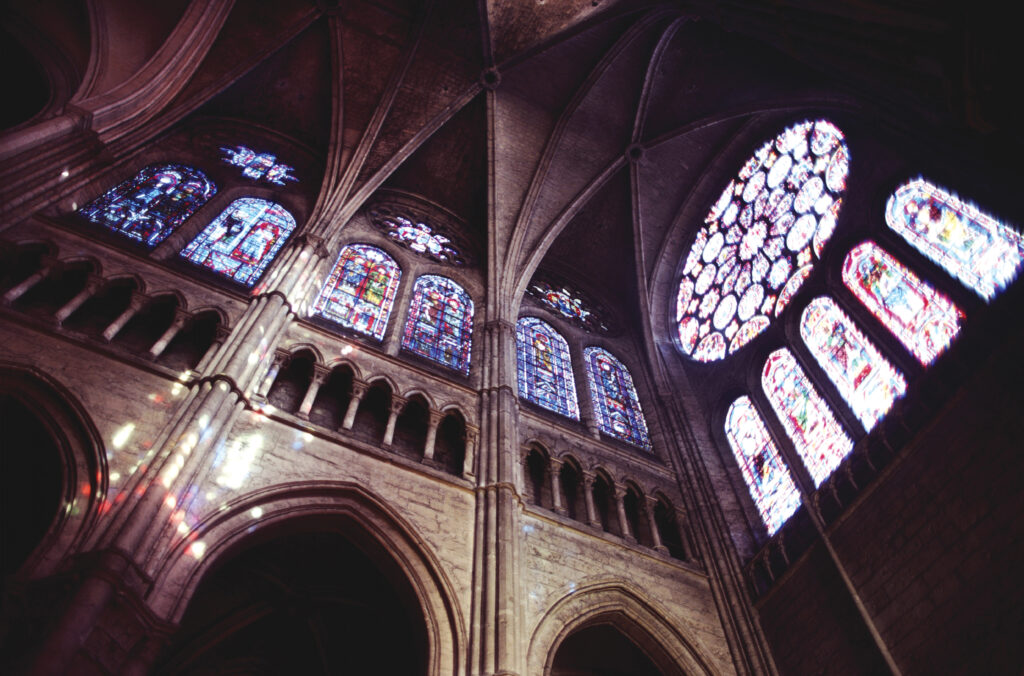 Cathedral with Stained Glass